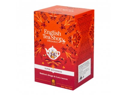 English Tea Shop Čaj Červená řepa se zázvorem a kari BIO sáčky 20 Ks