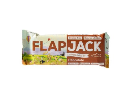 Brynmor Flapjack ovesný s polevou s čokoládovou příchutí bezlepkový 80 g EXP. 2.6.2025