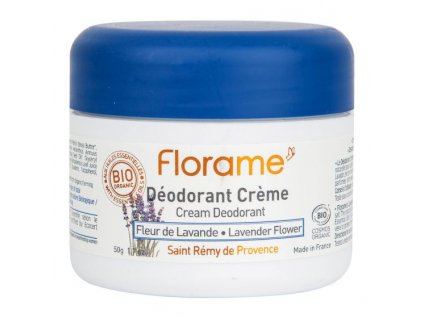 Florame Deodorant krémový 24h vůně levandule BIO 50 g