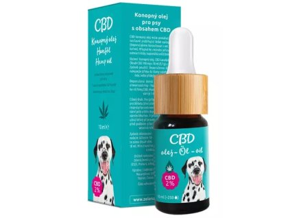 Zelená Země CBD Konopný olej pro zvířata 2%, 10 ml