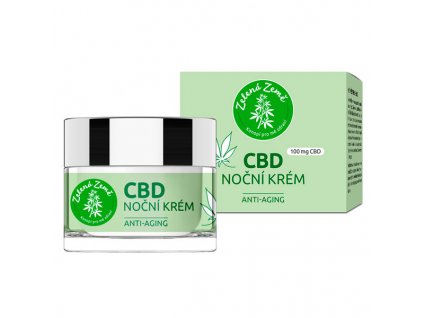 Zelená Země CBD Noční krém 50 ml