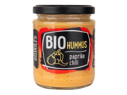 Rudolfs Hummus- pomazánka cizrnová s paprikou a chilli BIO 230 g