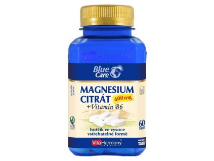 VitaHarmony Magnesium citrát (400 mg + vitamín B6) 60 tablet