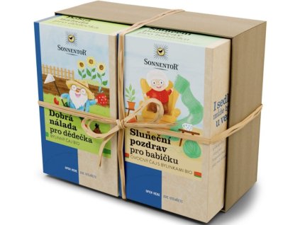 Sonnentor Dárkové balení 2 čajů Pro prarodiče BIO 54 g