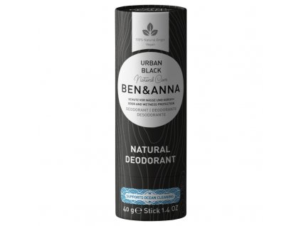 Ben & Anna Tuhý deodorant - Urban Black 40 g