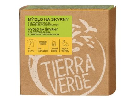 Tierra Verde Mýdlo z olivového oleje na skvrny 200 g
