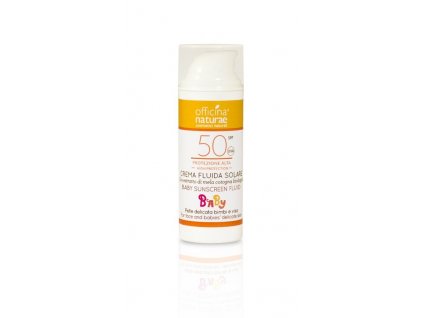 Officina Naturae Dětský opalovací krém bez vůně SPF 50 BIO 50 ml