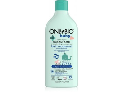 OnlyBio Hypoalergenní pěna do koupele pro miminka 500 ml