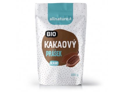 Allnature Kakaový prášek BIO RAW 100 g