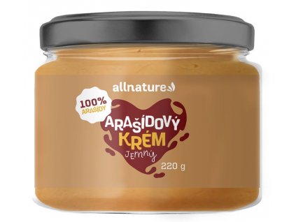 Allnature Arašídový krém jemný 220 g