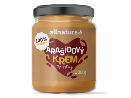 Allnature Arašídový krém jemný 500 g