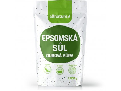 Allnature Epsomská sůl Dubová kůra 1000 g