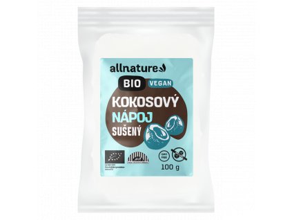 Allnature Kokosový nápoj sušený BIO 100 g EXP. 30.1.2024