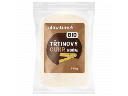 Allnature Cukr třtinový moučka BIO 250 g