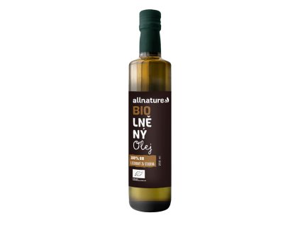 Allnature Lněný olej BIO 250 ml