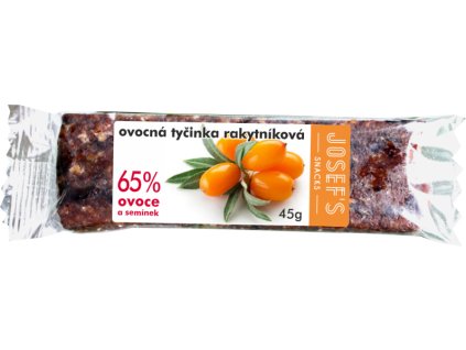 Josef's snacks Ovocná tyčinka rakytníková 45 g