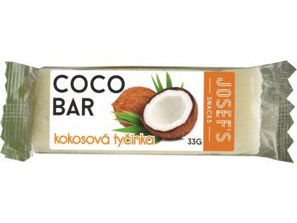 Josef's snacks Ovocná tyčinka kokosová 33 g