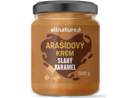 allnature arasidovy krem slany karamel 500 g