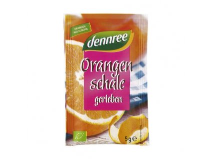 Dennree Pomerančová kůra strouhaná BIO 5 g