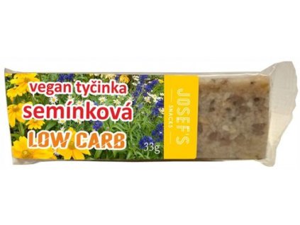 Josef's snacks Low Carb Semínková tyčinka 33 g