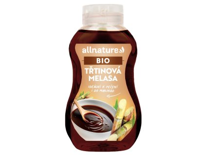 Allnature Melasa třtinová BIO 250 ml