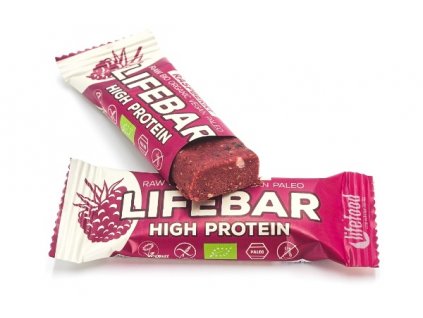 Lifebar Protein tyčinka malinová BIO 47 g