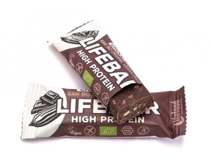 Lifebar Protein tyčinka čokoládová se spirulinou BIO 47 g