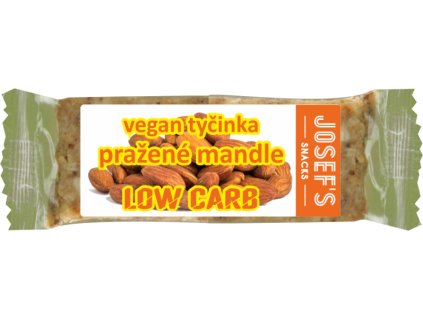 Josef's snacks Low Carb tyčinka Slaná mandle 33 g