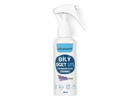 Allnature Bílý ocet sprej 10 % levandule 500 ml