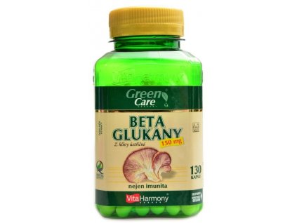 VitaHarmony Beta glukany 150 mg extrakt z hlívy ústřičné 130 kapslí