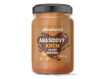 allnature arasidovy krem slany karamel 920 g