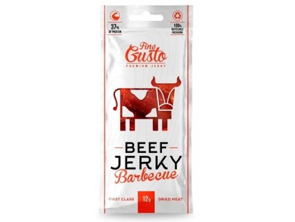 Fine Gusto Hovězí jerky BBQ 12 g