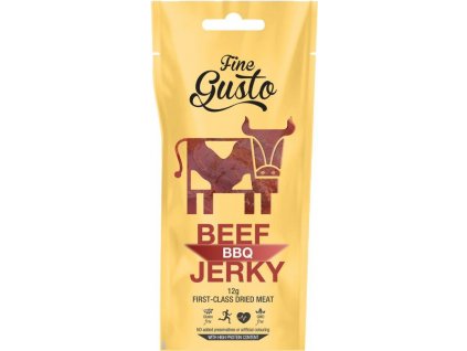 Fine Gusto Hovězí jerky BBQ 12 g