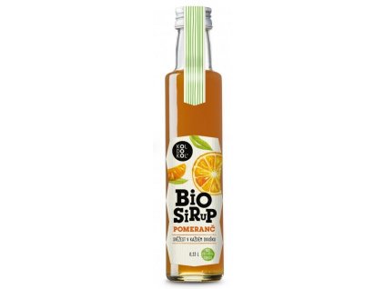 Koldokol Sirup pomeranč bez přidaného cukru BIO 250 ml