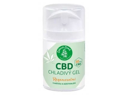 Zelená Země CBD chladivý gel 50 g