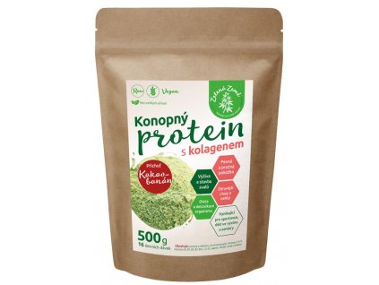 Zelená Země Konopný protein s kolagenem 500 g