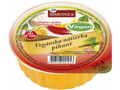 Simonza Veganská pomazánka pikant 50 g