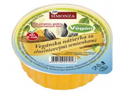 Simonza Veganská pomazánka se slunečnicovými semínky 50 g