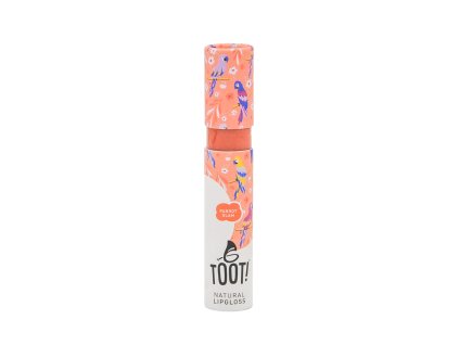 TOOT Přírodní lesk na rty broskvový – Parrot Glam 5,5 ml