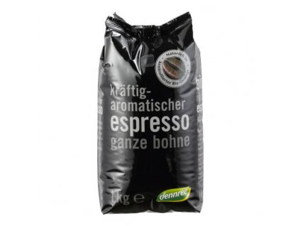 Dennree Káva espresso zrnková BIO 1000 g