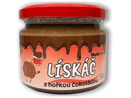 NutsLove Lískáč s hořkou čokoládou 300 g