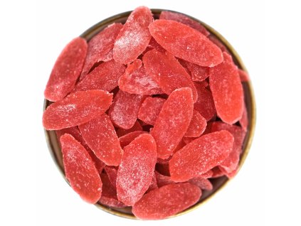 Zdravoslav Ananas kandovaný s příchutí maliny plátek 500 g