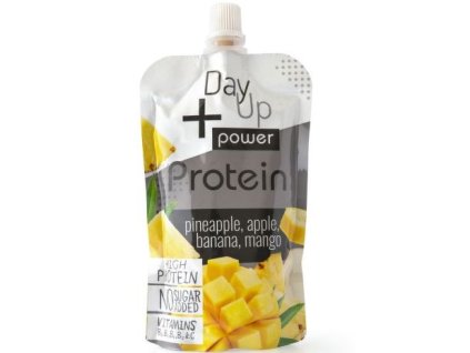 Day up Dezert ovocný ananas, jablko, banán, mango s proteinem - kapsička 100 g