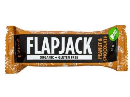 CEREA Flapjack bezlepkový arašídy s čokoládou BIO 60 g