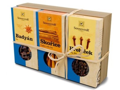 Sonnentor Dárkové balení 3 koření - Na svařáček BIO 78 g