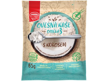 Semix Ovesná kaše s kokosem bez lepku 65 g