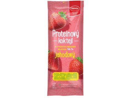 Semix Proteinový koktejl jahodový 30 g