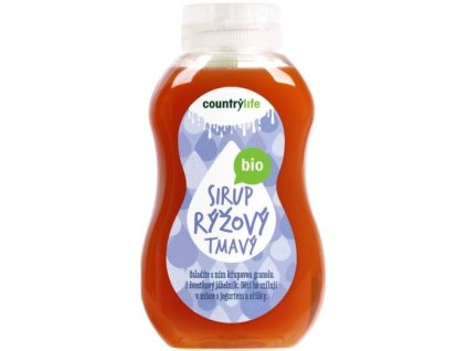 Country Life Sirup rýžový tmavý BIO 250 ml/345 g