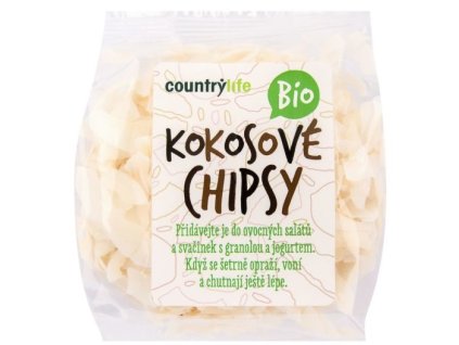 Country Life Chipsy kokosové BIO 150 g