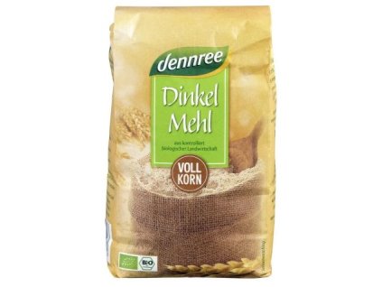 Dennree Mouka špaldová celozrnná BIO 1 kg
